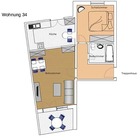 شقة Residenz Bellevue Fewos Arts Cc Herrmann